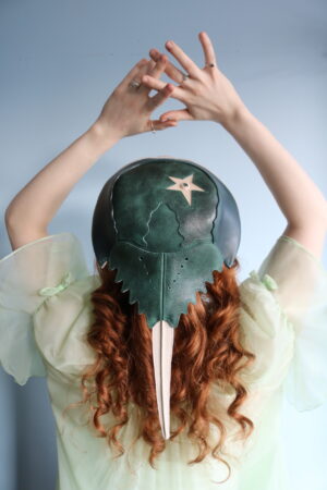 Teal Horseshoe Crab Cap