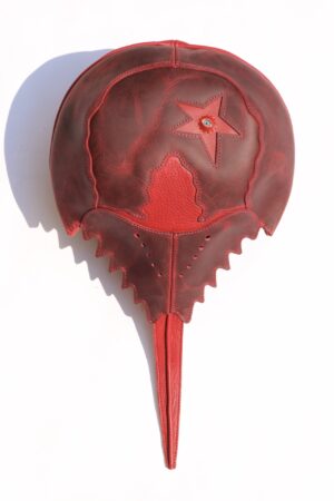 Burgundy Horseshoe Crab Cap